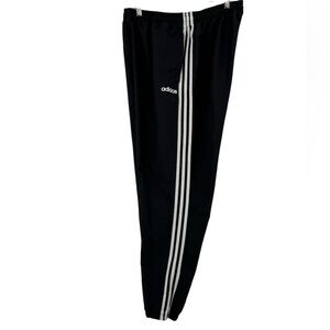 Adidas Black 3-Stripes Track Pants XL Men’s Classic Streetwear & Athleisure